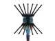 Lisam Oliwatt 2 - Abbacchiatore Elettrico a batteria - Con denti in Nylon - 280 cm - Asta Fissa