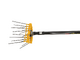 Lisam Swing - Abbacchiatore Elettrico a batteria - Con 8 + 8 denti in carbonio - 240 cm - Asta Fissa