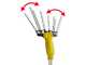 Volpi Olytech Essential 455XL - Abbacchiatore elettrico a batteria 240/360 - Asta telescopica