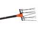 Jolly Italia V50X - Abbacchiatore elettrico a batteria - 36V -Asta telescopica 210-300 cm e prolunga Step-Up