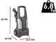 Comet KMZ 130 Classic - Idropulitrice ad acqua fredda - Uso domestico - 390 lt/h - max 130 bar