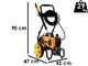 DeWalt DXPW 002CE KART - Idropulitrice a freddo professionale  con carrello removibile - 180 bar - 510L/H