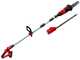 Einhell GE-HC 18 Li T - Potatore - Tagliasiepi su asta di prolunga telescopica a batteria - 18V 5.2Ah