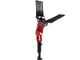 Zanon Olivar Electric AL 300 - Abbacchiatore elettrico a batteria - Asta telescopica in alluminio 210 - 340 cm