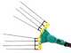 Zanon Falcon AL 200/F - Abbacchiatore elettrico a batteria - 170/250 - Asta telescopica