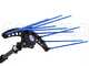 Campagnola HERCULES 58V - Asta in carbonio - 235 - 320 cm - Abbacchiatore elettrico a batteria - Batteria a zaino inclusa
