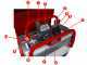 Motocarriola cingolata CARGO J 10000 HED 4.0 con joystick - Honda GXe630