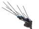 Lisam Thor - Abbacchiatore Elettrico a batteria - Con 8 denti in carbonio - 250-350 cm - Asta Telescopica