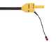 Lisam Swing - Abbacchiatore Elettrico a batteria - Con 8 + 8 denti in carbonio - 240 cm - Asta Fissa