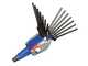 Lisam Oliwatt 2 - Abbacchiatore Elettrico a batteria - Con denti in Nylon - 280 cm - Asta Fissa