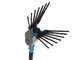 Lisam Oliwatt 2 - Abbacchiatore Elettrico a batteria - Con denti in Nylon - 280 cm - Asta Fissa