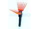 TecnoVIR Olivir - Abbacchiatore elettrico a batteria - asta telescopica in alluminio 120-200 cm