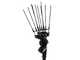 Aima TWIST 2.0 plus - Abbacchiatore elettrico a movimento orizzontale - Asta telescopica - 275 cm