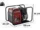 MOSA GE 10000 HZDM - Generatore di corrente diesel 9 kW - Continua 8.1 kW Monofase - Motore Hatz 1D90