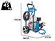 Nilfisk MC 5C - Idropulitrice a scoppio professionale - Motore Honda GX270 - 250 bar - 950 l/h
