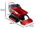 Motocarriola cingolata dumper Ranger H570 HDP - Motore Honda GX200 - Cambio idrostatico