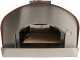 Seven Italy Persefone Rosso - Forno a legna da esterno con carrello