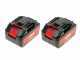 LISAM SG 22 - Elettrosega a batteria 2 x 18V 2Ah - Lama da 25cm