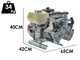 Comet MTP P40/20 SC 4T - Motopompa irrorazione a scoppio - motore Honda GP 160 - versione per acidi e prodotti chimici