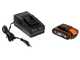 Worx WG908E - Potatore - Tagliasiepi su asta a batteria multifunzione - batteria 20V 2Ah