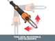 Worx WG908E - Potatore - Tagliasiepi su asta a batteria multifunzione - batteria 20V 2Ah