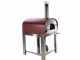 Seven Italy Ade Rosso - Forno a gas da esterno con carrello