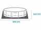 Intex Prisma Frame Clearview 26730NP - &Oslash;488x122 cm - Piscina Rotonda
