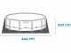 Intex Prisma Frame Clearview 26722NP - &Oslash;427x107 cm - Piscina Rotonda