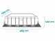 Intex Prisma Frame 26790NP - 400x200x122 cm - Piscina fuori terra + Pompa filtro 45 W e Scaletta