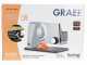 Graef SKS 100 TWIN Bianca - Affettatrice con lama da 170 mm