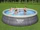 Bestway Fast Set 57372 - &Oslash;457x107 cm - Piscina gonfiabile + Pompa filtro 29 W e scaletta