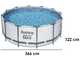 Bestway Steel Pro Max 56420 - &Oslash;366x122 cm - Piscina Rotonda