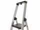 S.T.P. Issima A07IS225, 6 gradini, 1.97 m - Scalandrino in alluminio con cavalletto - Altezza stimata operativa 3.35 m