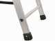 S.T.P. Issima A07IS275, 8 gradini, 2.43 m - Scalandrino in alluminio con cavalletto - Altezza stimata operativa 3.81 m