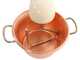 LAR Polentamatic - Paiolo in rame elettrico martellato per polenta a induzione 6.5L - max 8W