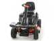 Yard Force E559 - Trattorino taglierba a batteria 56V/50Ah - Sacco di raccolta, scarico laterale e mulching