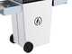 Linea VZ Party bianco - Barbecue pirolitico a pellet con ruote