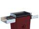 Linea VZ Party rosso - Barbecue pirolitico a pellet con ruote