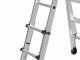 Marchetti Black 44, 2x8 gradini, 4 m - Scala telescopica in alluminio - Altezza stimata operativa 5 m