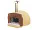 Linea VZ Etna - Forno a legna da esterno con piano cottura &Oslash; 85 cm - Capacit&agrave; cottura 3 pizze