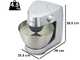 Kenwood Prospero+ Silver KHC29.A0SI - Impastatrice planetaria multifunzione