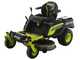 Ryobi ZTRX107 - Trattorino tagliaerba a batteria a raggio zero - 72V/20Ah - taglio da 107cm - 2in1