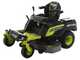 Ryobi ZTRX137 - Trattorino tagliaerba a batteria a raggio zero - 72V/30Ah - taglio da 137cm - 2in1