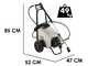 Idromatic Mec 170.13 - idropulitrice a freddo - trifase - 170 bar - 780 l/h