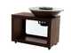 RoyalFood COR-4250 - Barbecue a legna e carbone in Corten