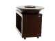 RoyalFood COR-4250 - Barbecue a legna e carbone in Corten
