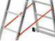 Gierre Modula AL435, 3x11 gradini, 6.83 m - Scala in alluminio - Altezza stimata operativa 7.83 m