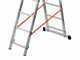 Gierre Modula AL435, 3x11 gradini, 6.83 m - Scala in alluminio - Altezza stimata operativa 7.83 m