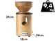 Mockmill Lino 200 - Mulino per farina a pietra in legno - 600W