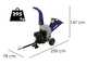 BullMach ZEUS 180 BSE - Biotrituratore a scoppio trainabile - Briggs &amp; Stratton 420cc con avviamento elettrico